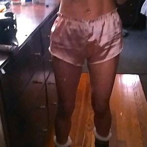 Small silk shorts